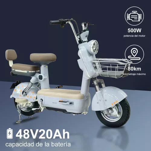 Moto Eléctrica Bicicleta Eléctrica Para Adultos 35km/h 500w