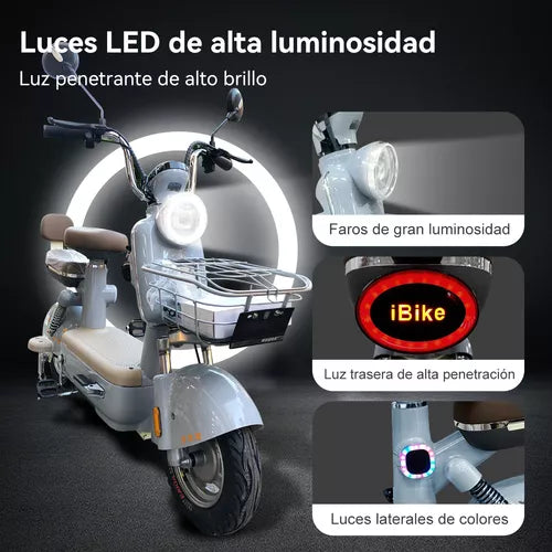 Moto Eléctrica Bicicleta Eléctrica Para Adultos 35km/h 500w